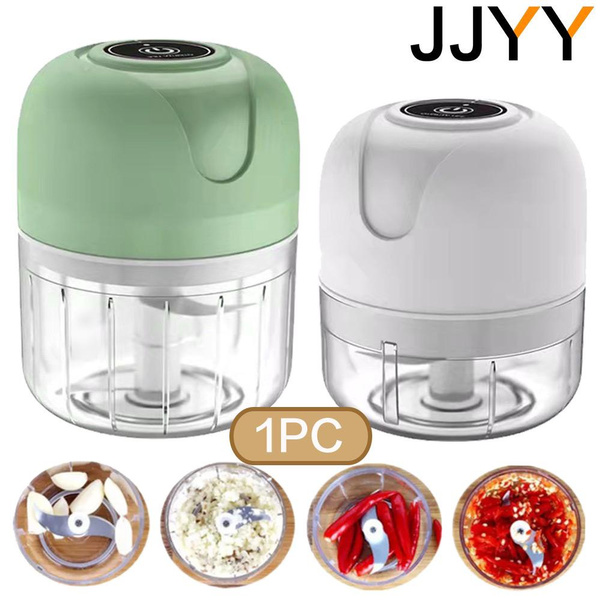 JJYY 1PC Smart Electric Garlic Chopper 100/250ml Garlic Press