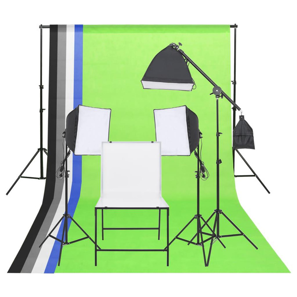 Photo studio lighting set with shooting table | Wish