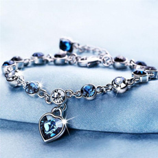 Blues, Heart, Jewelry, Chain