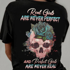 Graphic T-Shirt, skull, flowertshirtsforwomen, flowertshirt