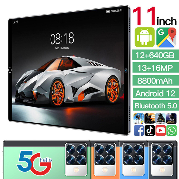 Latest Upgrade Best Tablet 11 Inch 12 Core 5G/4G Dual WiFi PC Tablet ...