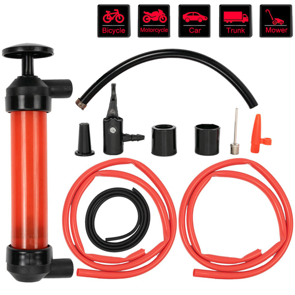 Car Truck Fuel Oil Gasoline Diesel Transfer Hand Pump Manual Siphon ...