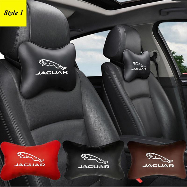 1pcs for Jaguar XF XJS xj6 XType XE SType FPACE FType Car Leather Seat Headrest Protection