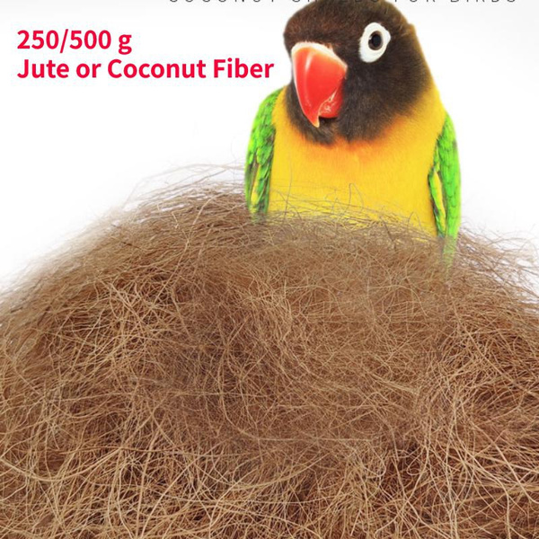 Bird Nesting Material Jute Coconut Fiber Shred Nest for Parrot Finch