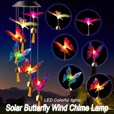 butterfly, solarwindchime, gardensolarlight, Outdoor