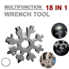 snowflakemultitool, Key Chain, wrenchadapter, Tool
