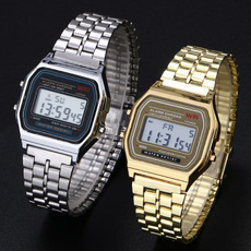 LED Watch, goldenwatch, led, Jewelry
