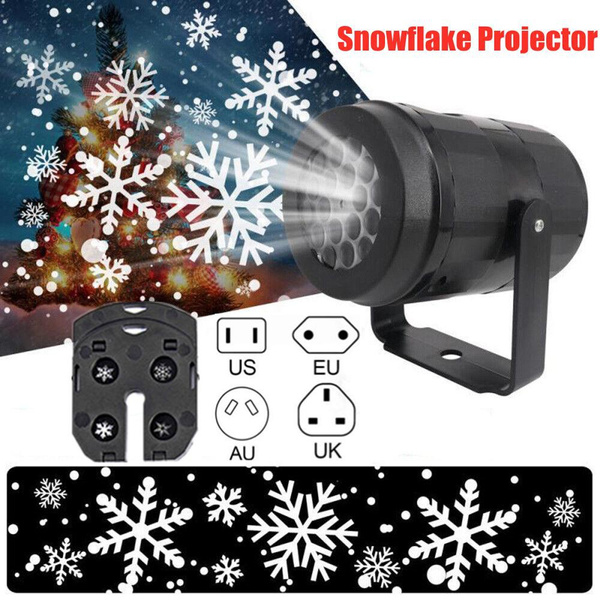 snowflake light projector indoor