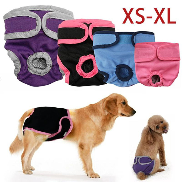 Dog Physiological Pants Pet Diaper Puppy Underwear Briefs Sanitary Keep ...