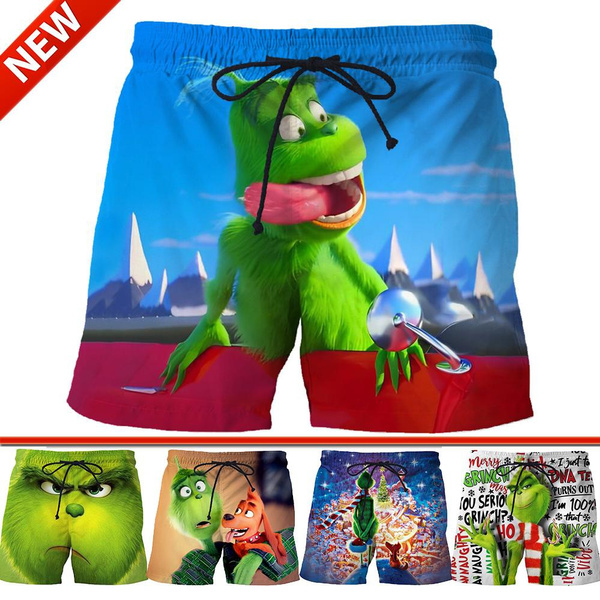 New Fashion Movie How The Grinch Stole Christmas Shorts 3d Printed New Fashion Movie How The Grinch Stole Christmas Shorts 3d Printed