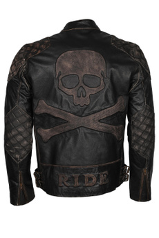 biker, Fashion, bonesleatherjacket, skull