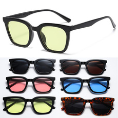 brown, Square, UV400 Sunglasses, womensquareglasse