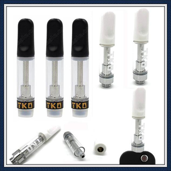 5PCS TKO Cartridges Pen Extracts Empty Carts 0.8ml Ceramic Coil Thick