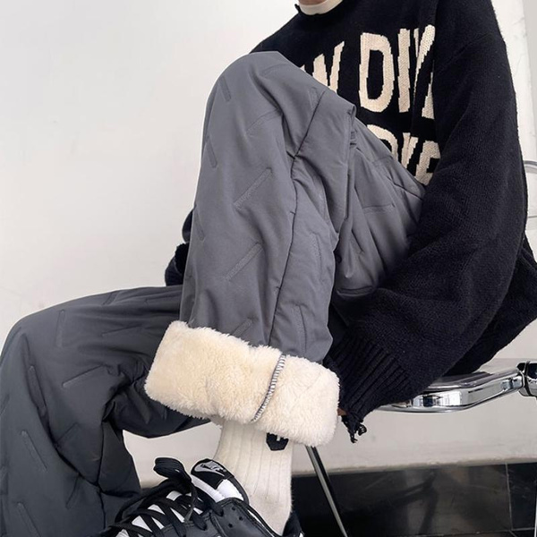 Men's Thermal Fleece Joggers Sweatpants Lined Winter Workout Running