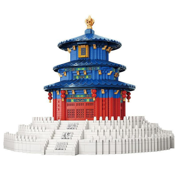The Temple Of Heaven Of Beijing 5222 Building Blocks Toy Set