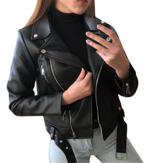 Casual Jackets, Plus Size, Sleeve, leather
