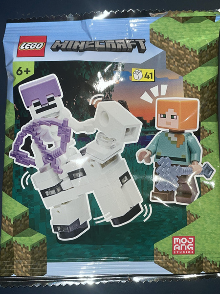 Lego® original Minecraft - Alex with Skeleton and Skeleton Horse ...
