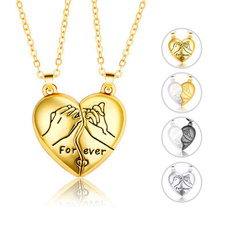 Heart, forever, chainsnecklace, lover gifts