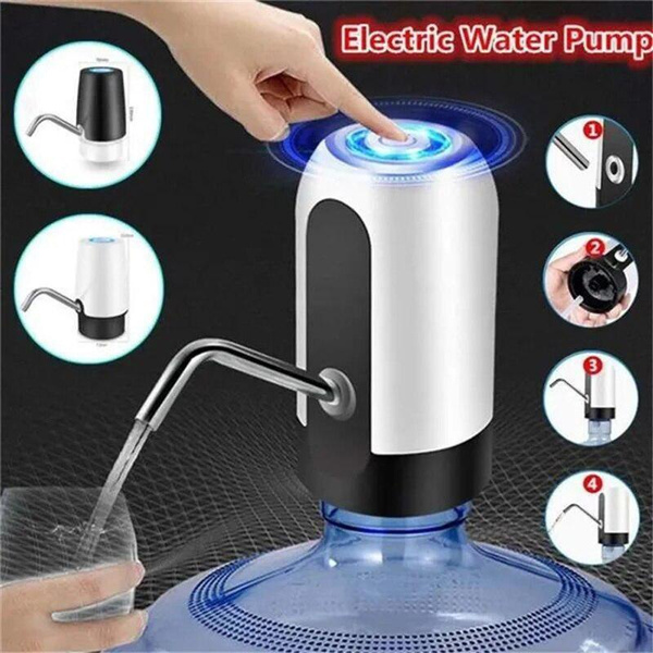 Water Bottle Pump USB Charging Automatic Electric Water Dispenser Pump ...