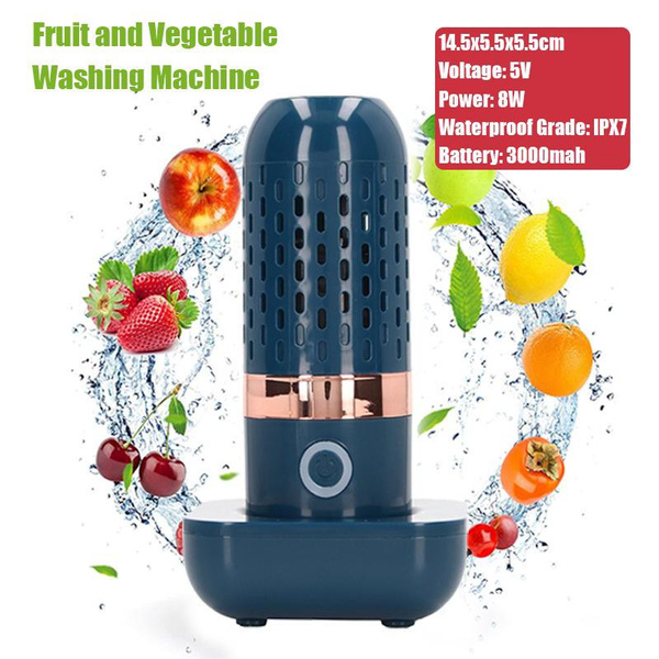 Fruit And Vegetable Washing Machine, Mini Food Purifier Portable Fruit