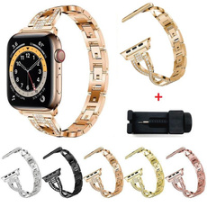 Steel, Bracelet, Apple, rhinestonemetalapplewatchband