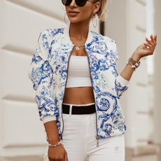 Fashion, Floral print, Sleeve, fashion jacket