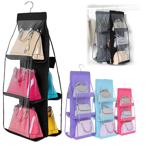 Handbag Hanging Organizer Hanging Sorting Bag for Storage Handbag Purse Wardrobe Hanging