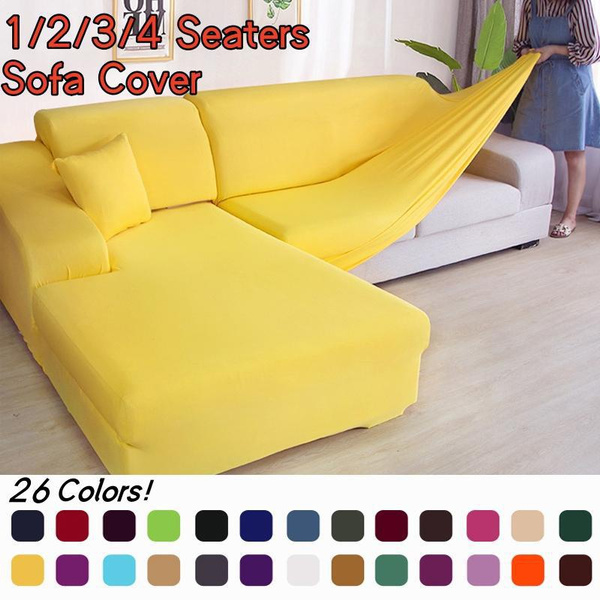 solid corner sofa covers couch slipcovers elastica material sofa skin