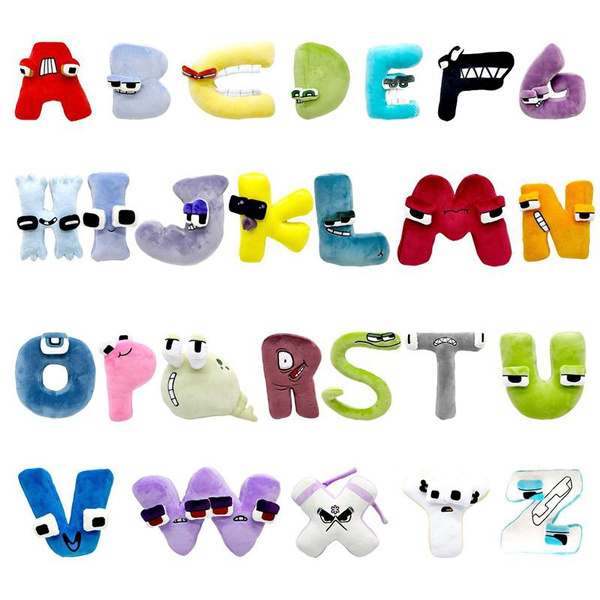 Stuffed Animal Plushie Doll Toys, Alphabet Lore Plushies