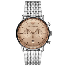 Chronograph, Steel, Stainless Steel, Watch