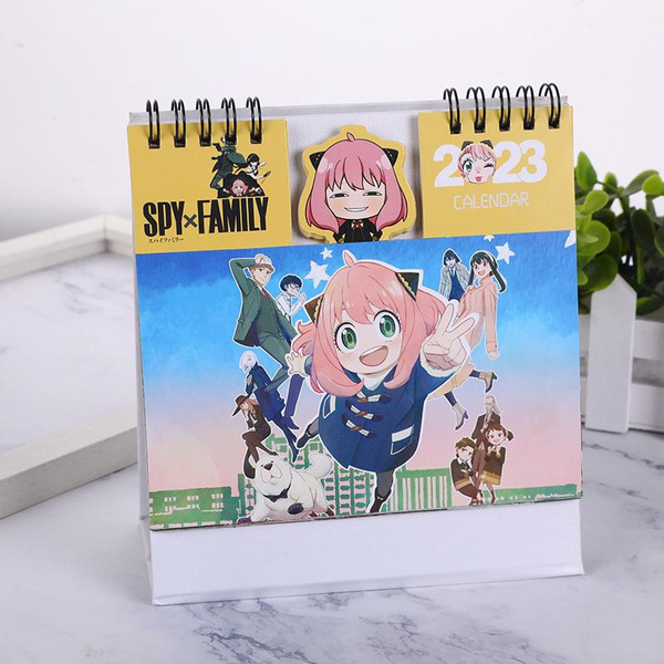 2023 Spy x Family Calendar Anya Desk Calendar Animation