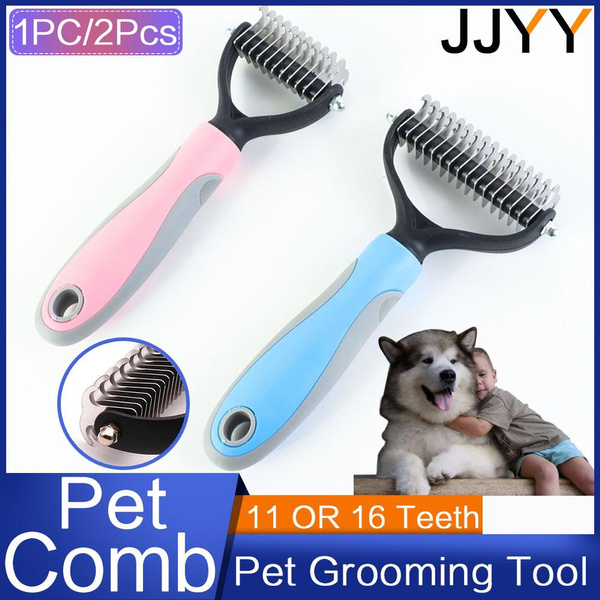 Dog grooming comb store that cuts hair