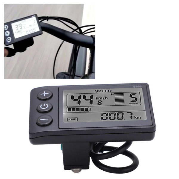 Display LCD S866 Per Bici Elettrica 24V/36V/48V - Schermo Impermeabile IP65 Con Connettore - Foto 7