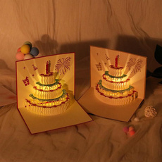 led, Cake, Music, 3dpopup