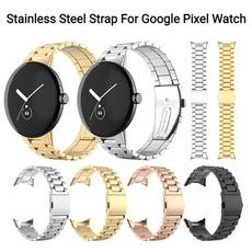 Steel, metalbandforgooglepixelwatch, Google, Stainless Steel