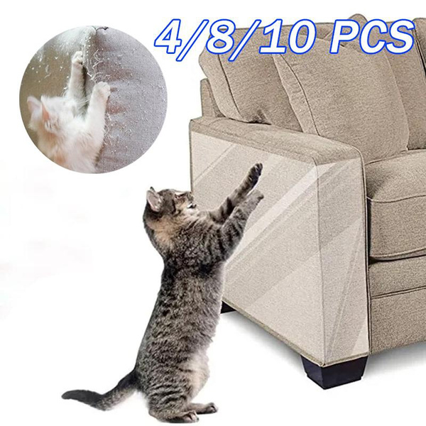 4/8/10PCS Heavy Duty Cat Scratch Deterrent Furniture Protectors for