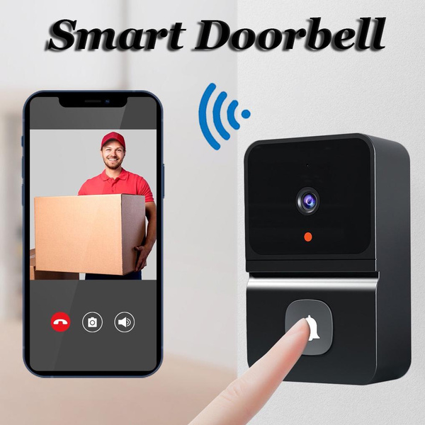 Smart WiFi DoorBell Wireless Doorbell Home Security Smart Video Call Door Bell with