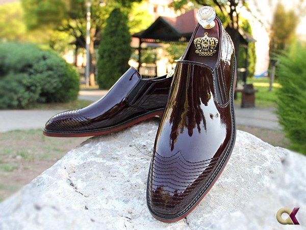 Men Penny Loafer Shoes, Men Wing tip Shoes Black Leather Handmade Shoes ...