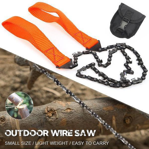 Survival Chain Saw Hand ChainSaw Emergency Chic Camping Tool Pocket