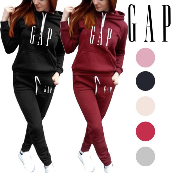 Womens Hoodie + Sweatpants 2-piece Sweat Suits Tracksuits Hooded Jogging  Sports Suits Baseball Uniforms Track Suits Jogger, Wish