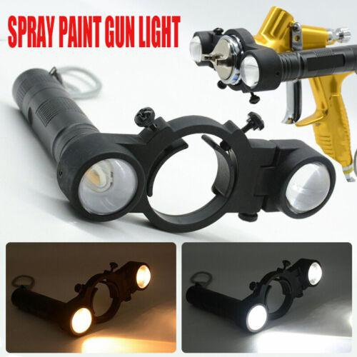 Spray Gun Light LED Car Paint Tool Air Pistol Airbrush All Spray Guns