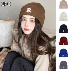 Warm Hat, koreanhat, Cap, letter print