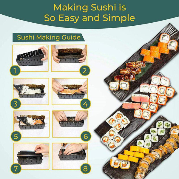 Sushi Maker Tool Sushi Making Kit 10Pcs DIY Sushi Making Kit Rice