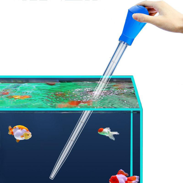 Lengthen Pipettes Aquarium siphon fish tank vacuum cleaner Simple