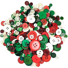 resinchristmasbutton, Sewing, Christmas, painting