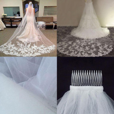 weddingveil, whitebridalveil, Lace, Wedding Accessories