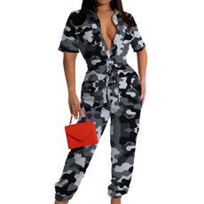 casualjumpsuit, pocketjumpsuit, Sleeve, dungaree