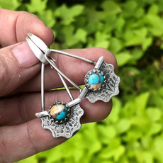 Flowers, Dangle Earring, Jewelry, 925 silver earrings