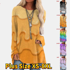 Plus Size, long sleeve sweater, Women Blouse, Long Sleeve