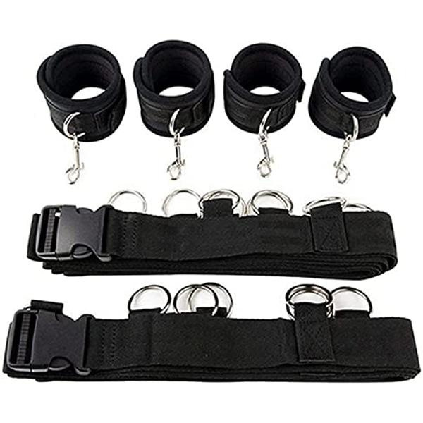 Sex Handcuffs Set Sm Toys Restraints Kit Sexy Straps For Couples Bed Ties Ankle And Wrist Bdsm 